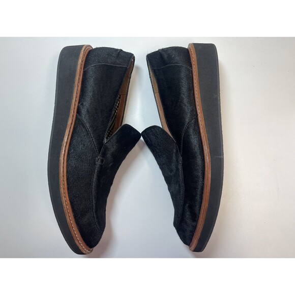 Derek Lam 10 Crosby Dana Black Calf Hair Slip On Loafers Sz 9 - Picture 5 of 10
